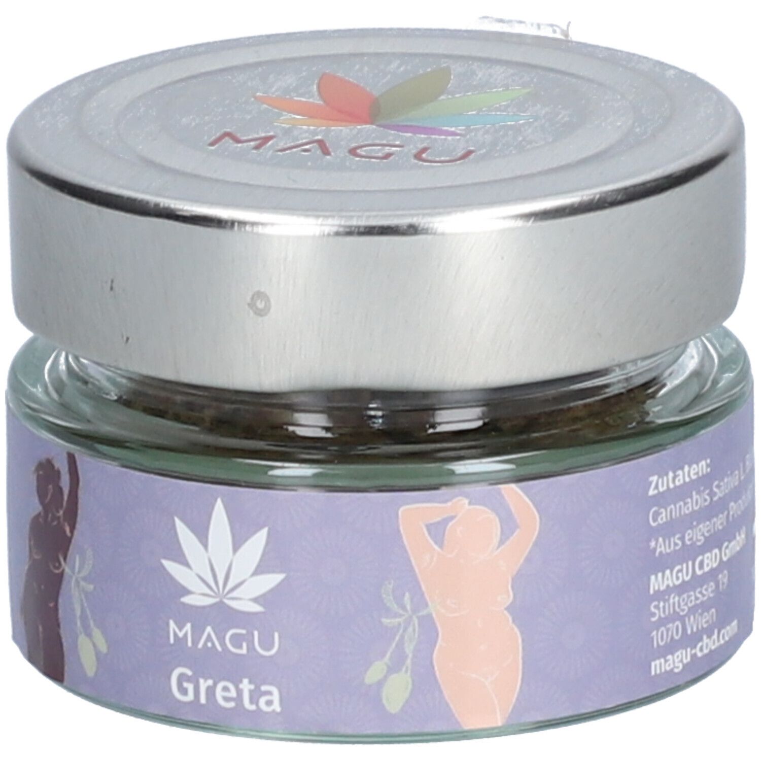 MAGU CBD Tee Greta - Creamy Widow
