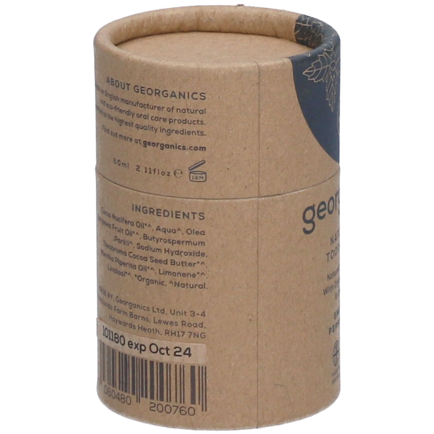 Georganics Zahnseife mit Arganöl