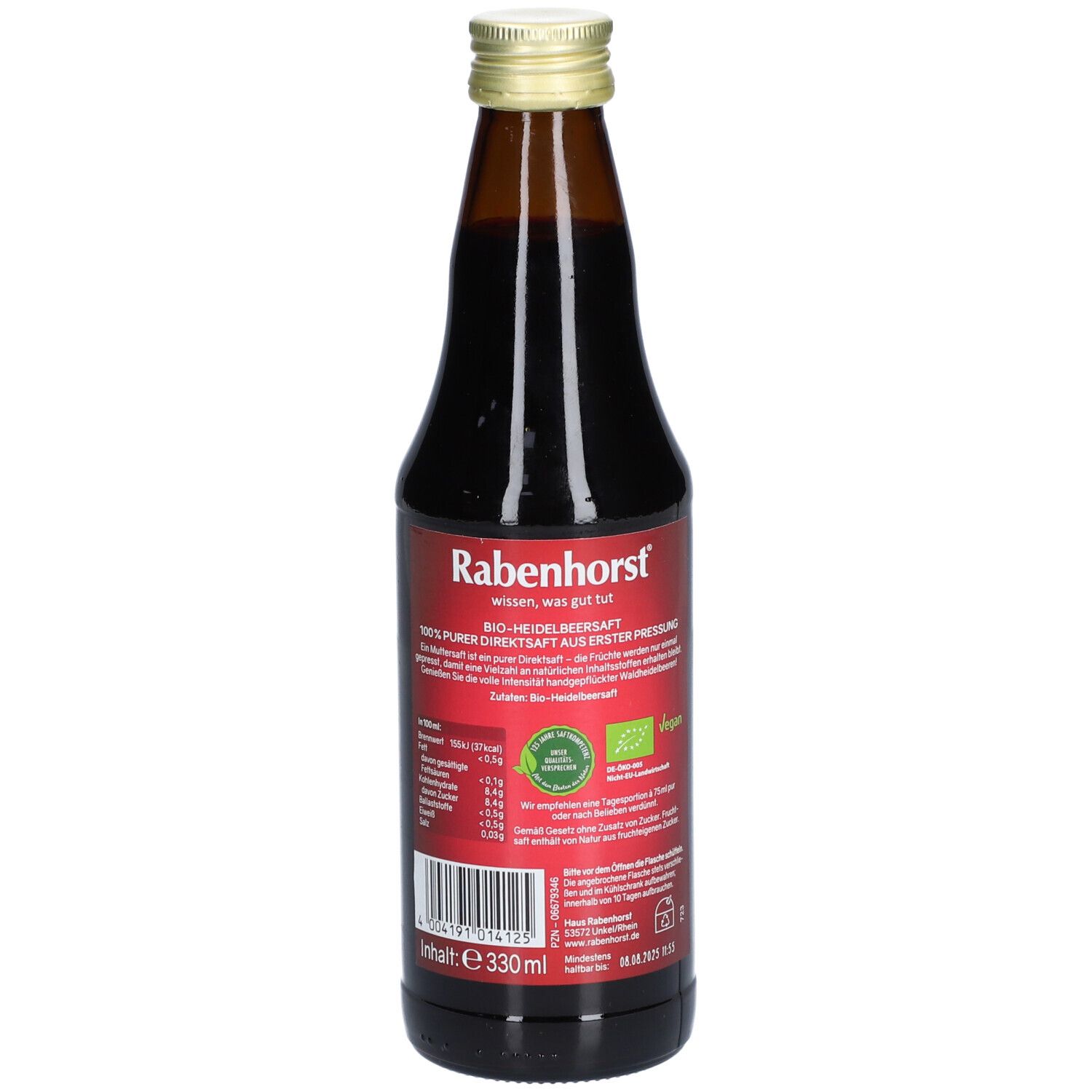 RABENHORST Waldheidelbeersaft