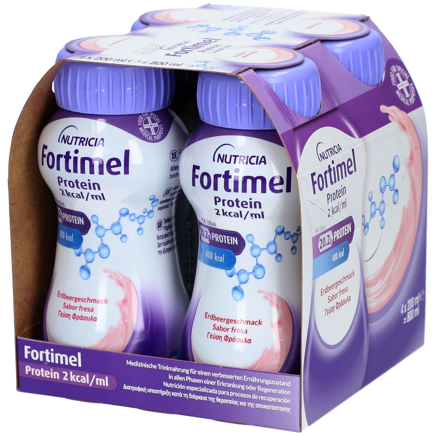 Fortimel Protein 2 kcal Erdbeergeschmack