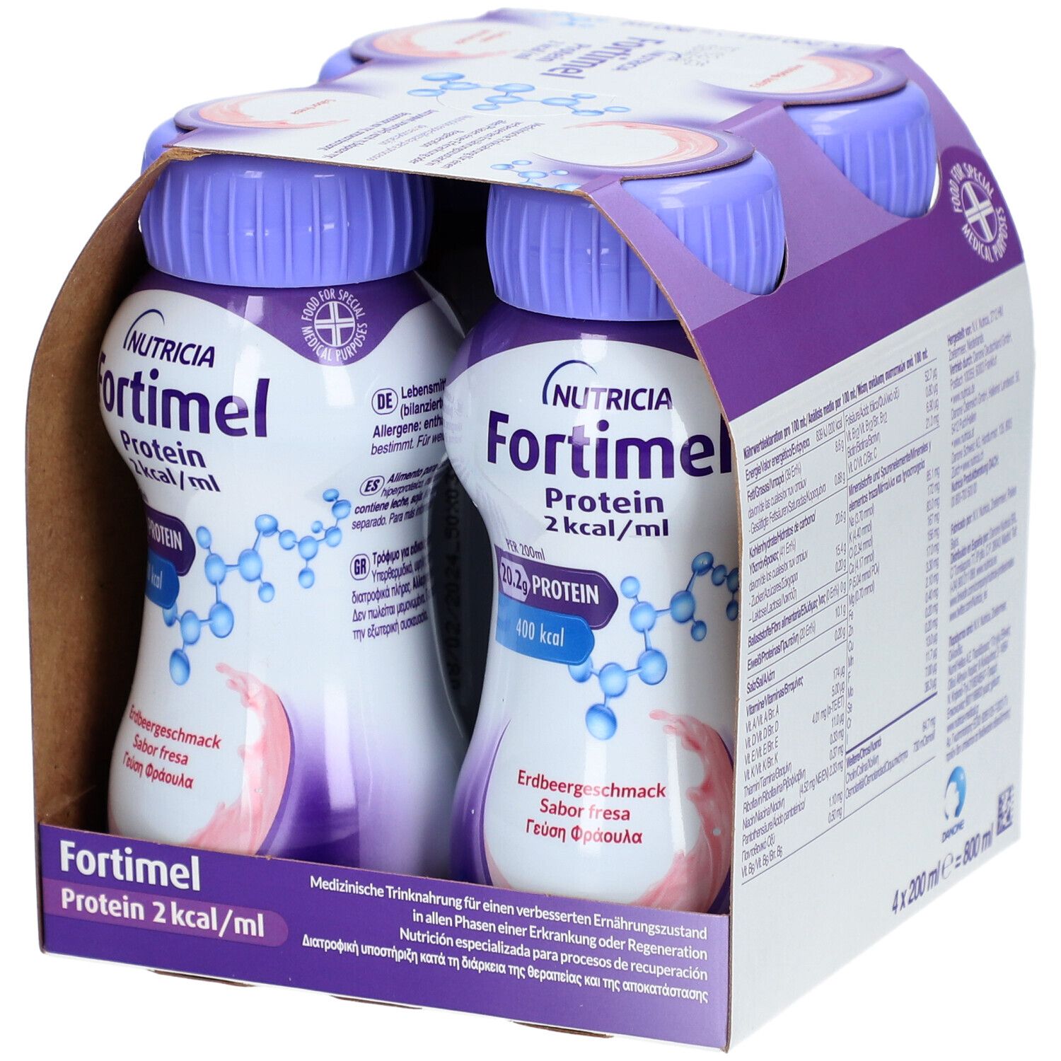 Fortimel Protein 2 kcal Erdbeergeschmack