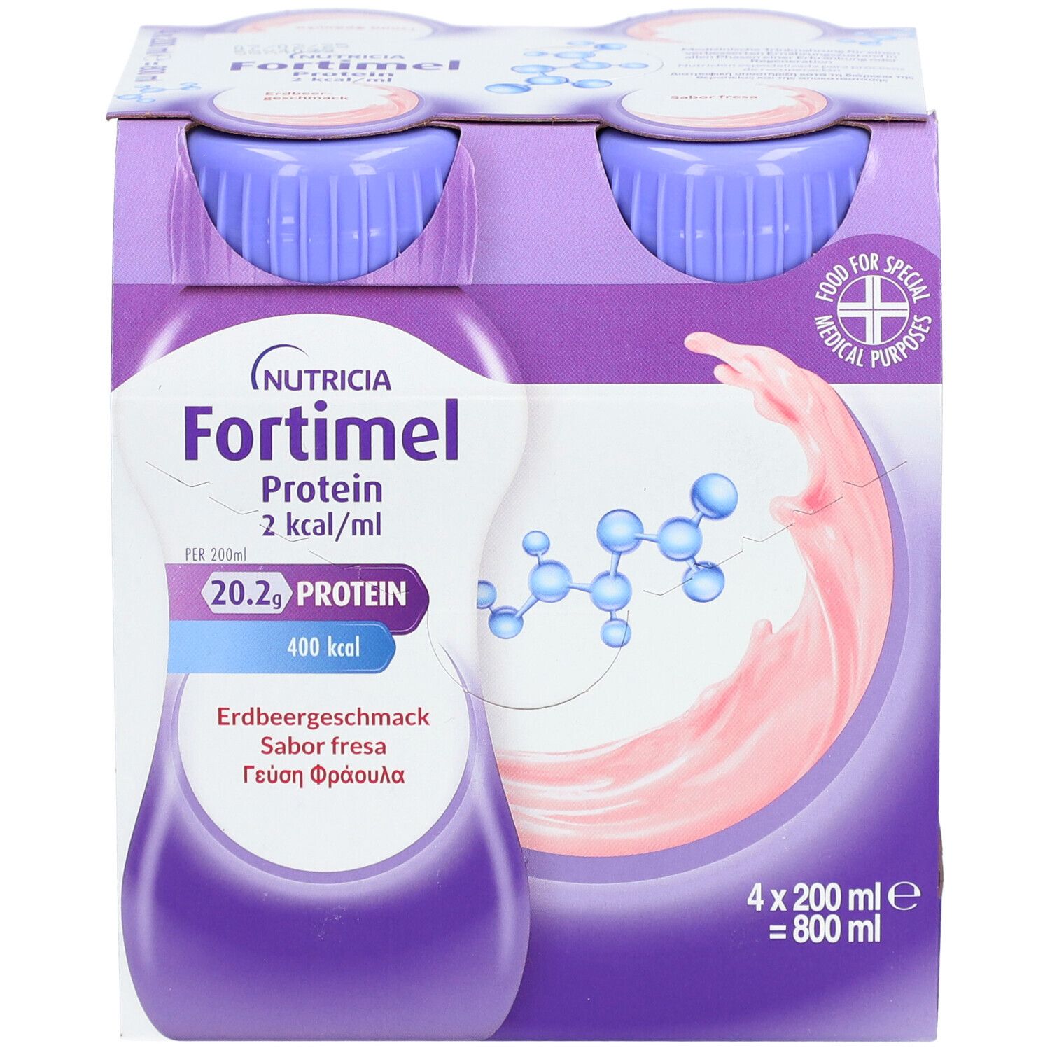 Fortimel Protein 2 kcal Erdbeergeschmack