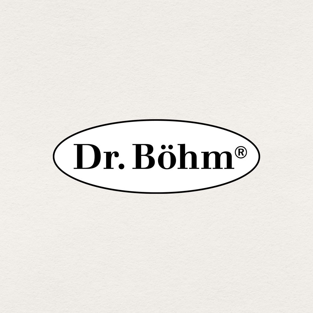 Dr. Böhm Logo in ovaler Form.