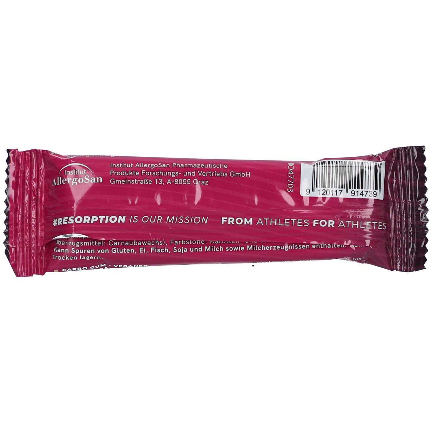 Omni-Power Carbogum Erdbeer – Energiegummi für Sport & Training