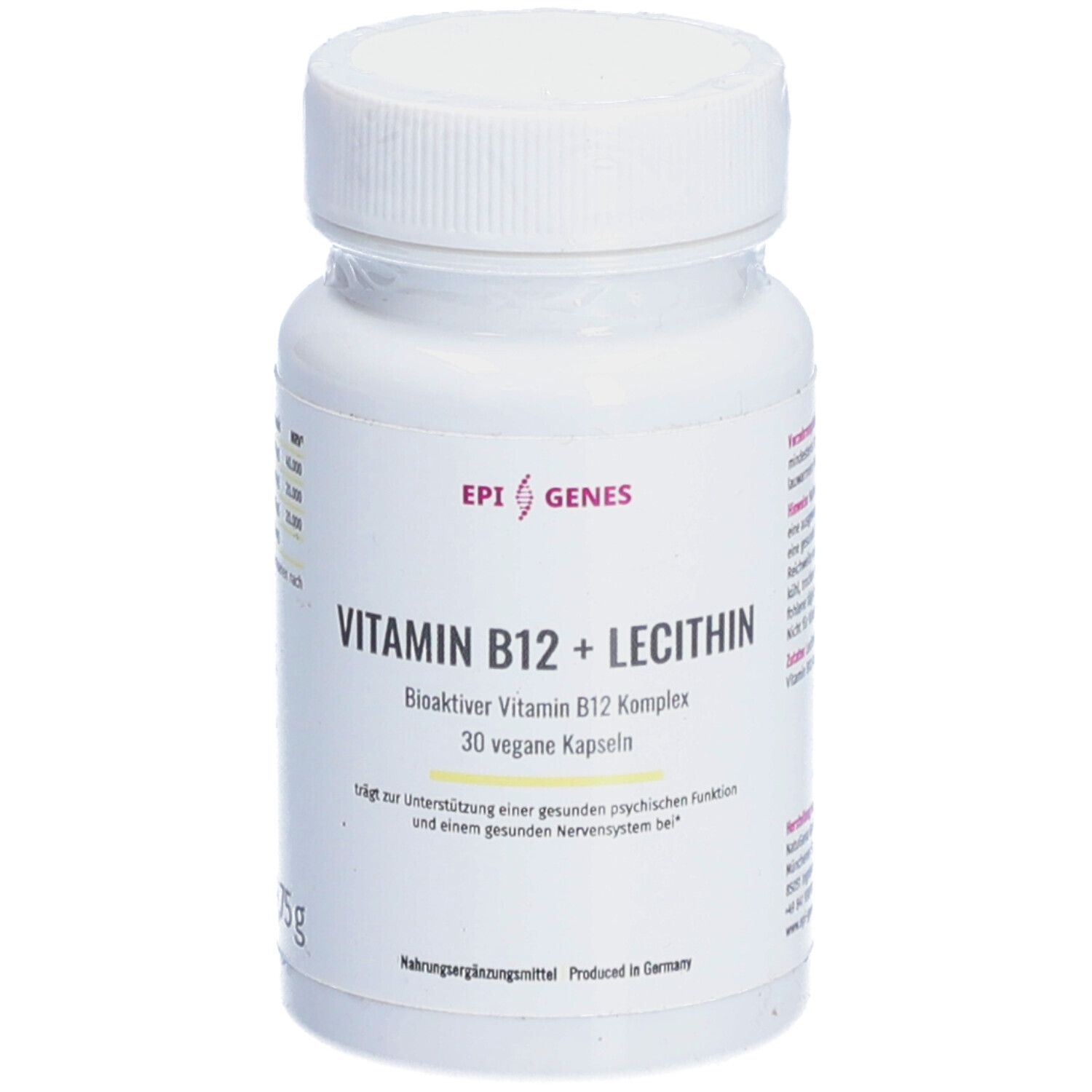 VITAMIN B12 + LECITHIN Kapseln