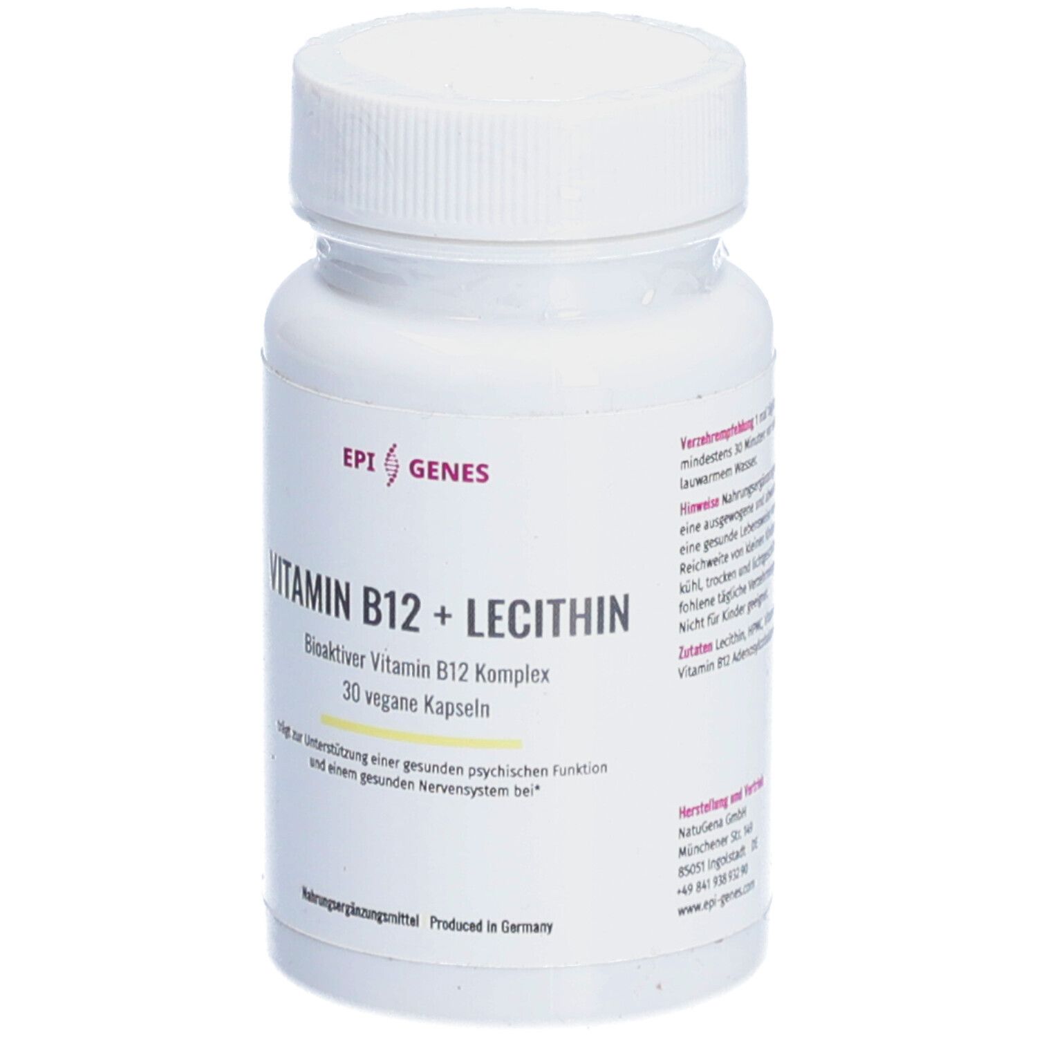 VITAMIN B12 + LECITHIN Kapseln
