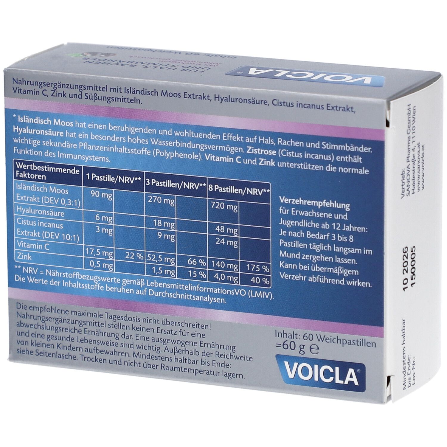 Voicla Weichpastillen Johannisbeere​