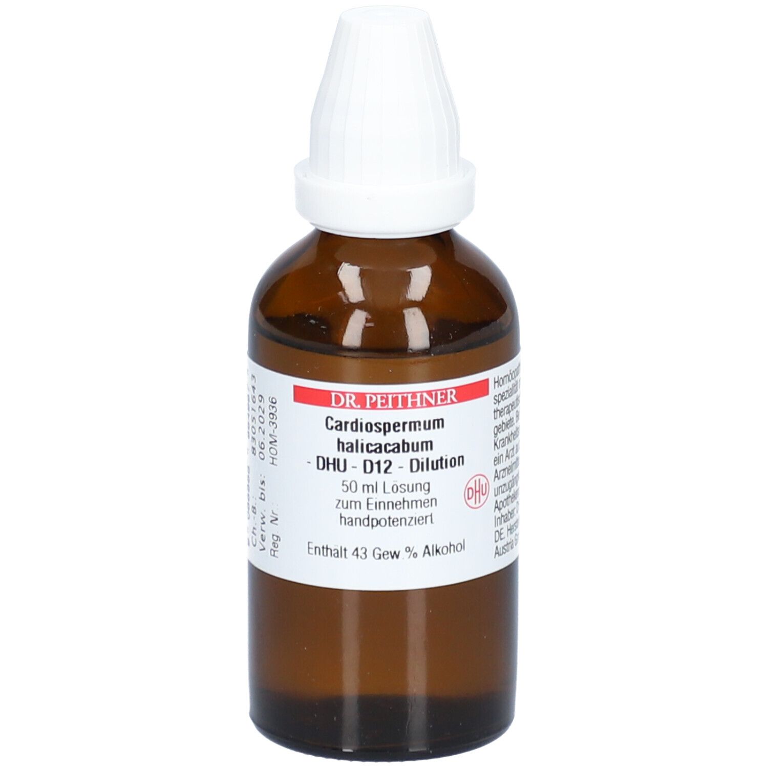 Dr. Peithner Cardiospermum halicacabum - DHU - D12 - Dilution