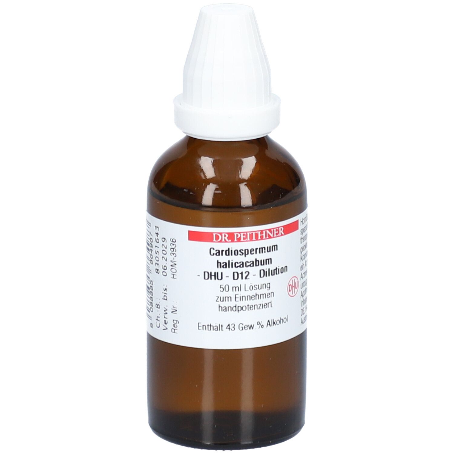 Dr. Peithner Cardiospermum halicacabum - DHU - D12 - Dilution