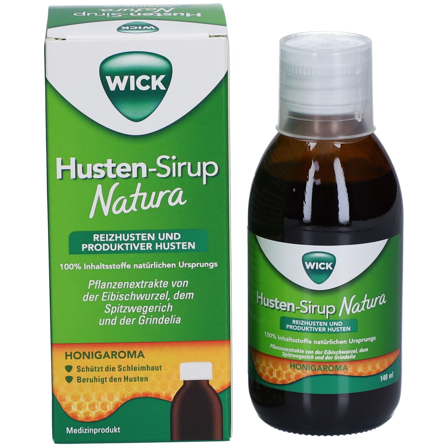 WICK Husten-Sirup Natura gegen Reizhusten