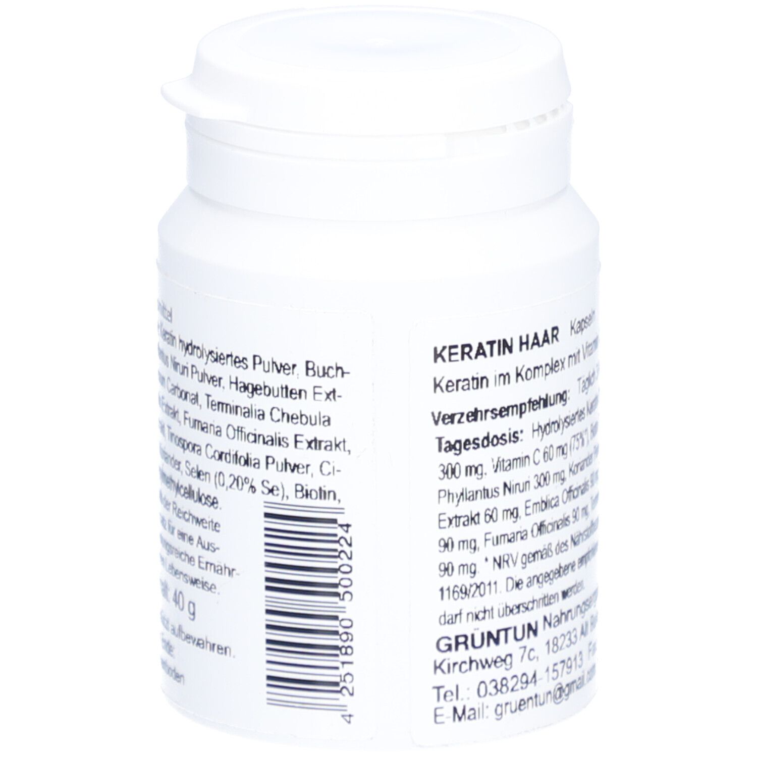 GRÜNTUN® Keratin Haar Kapseln
