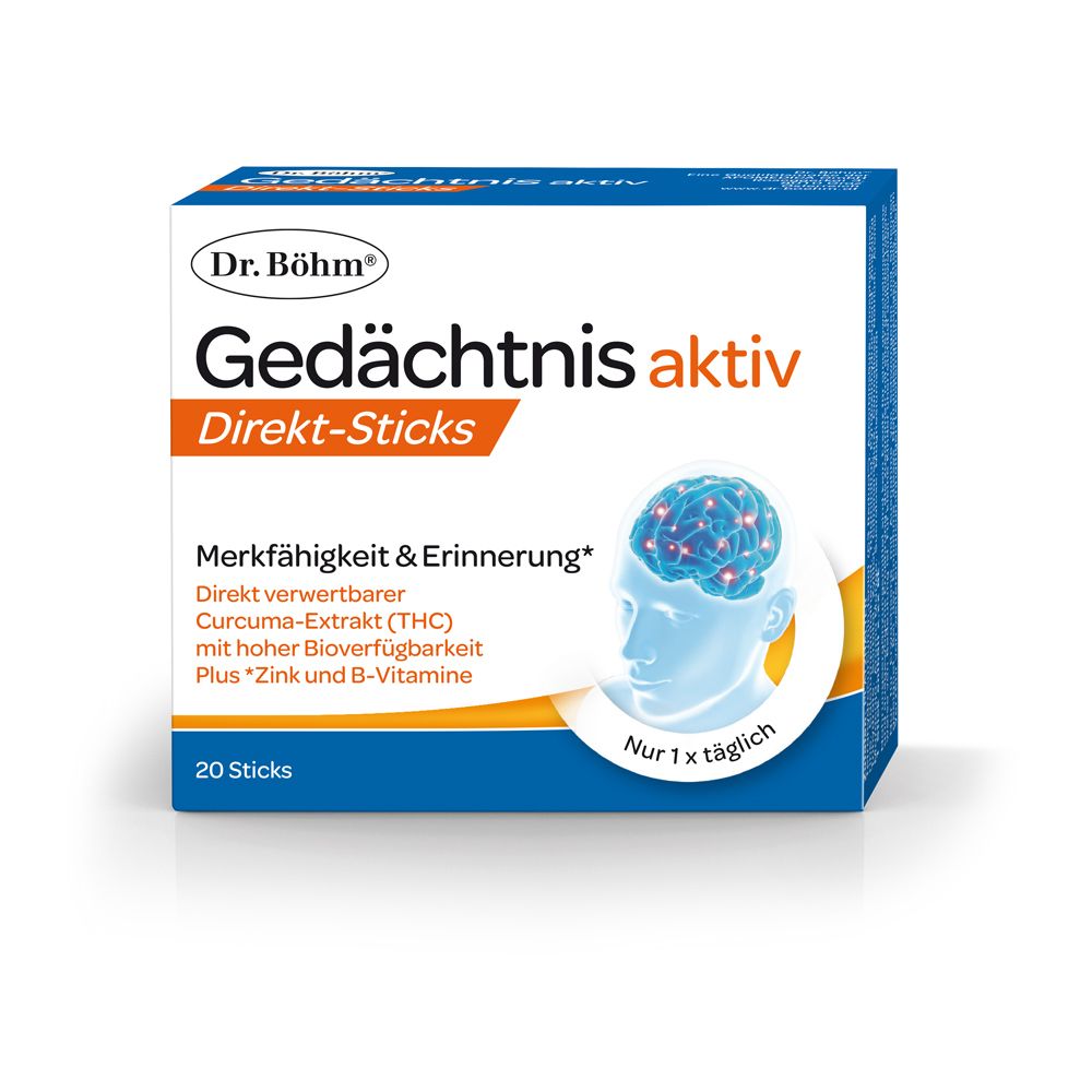 Dr. Böhm® Gedächtnis aktiv Direkt-Sticks