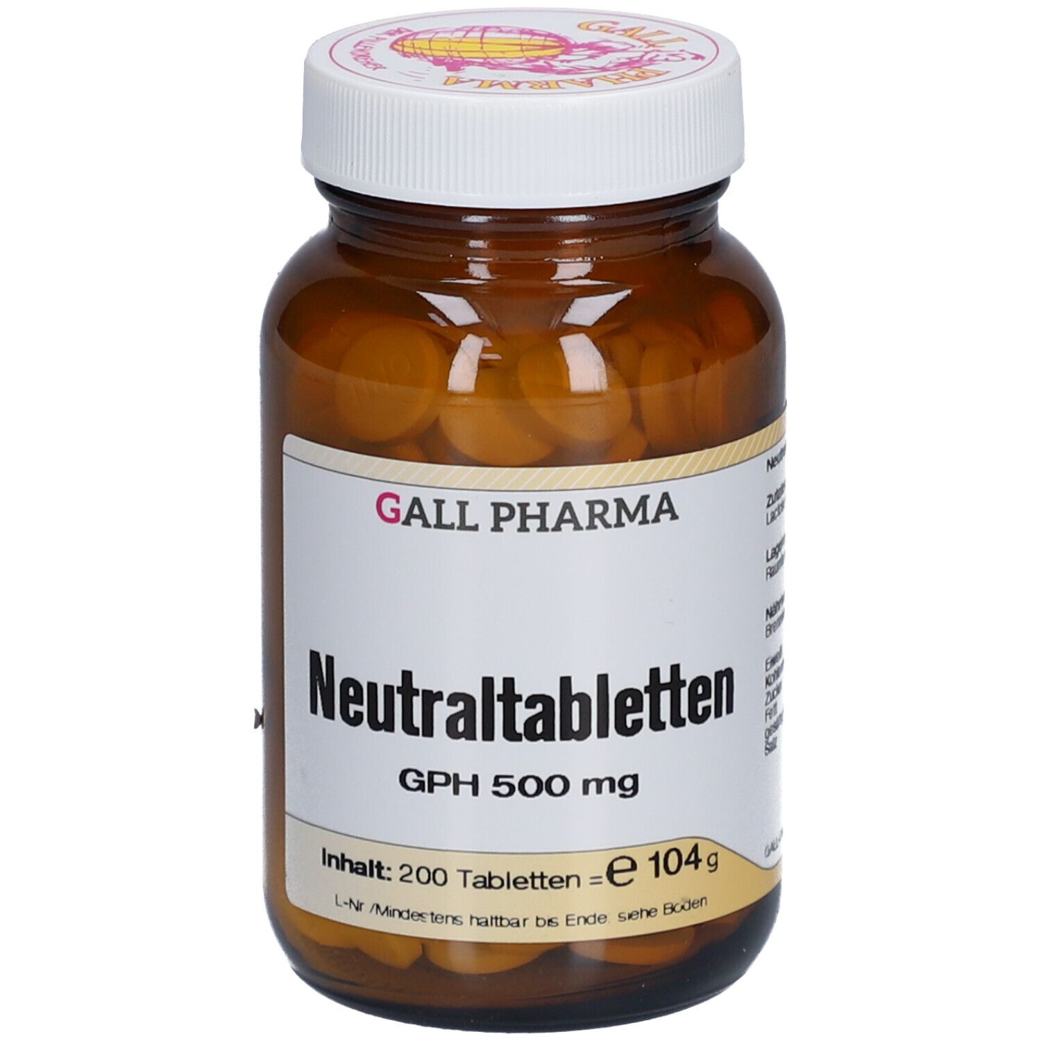 Neutraltabletten GPH 500 mg