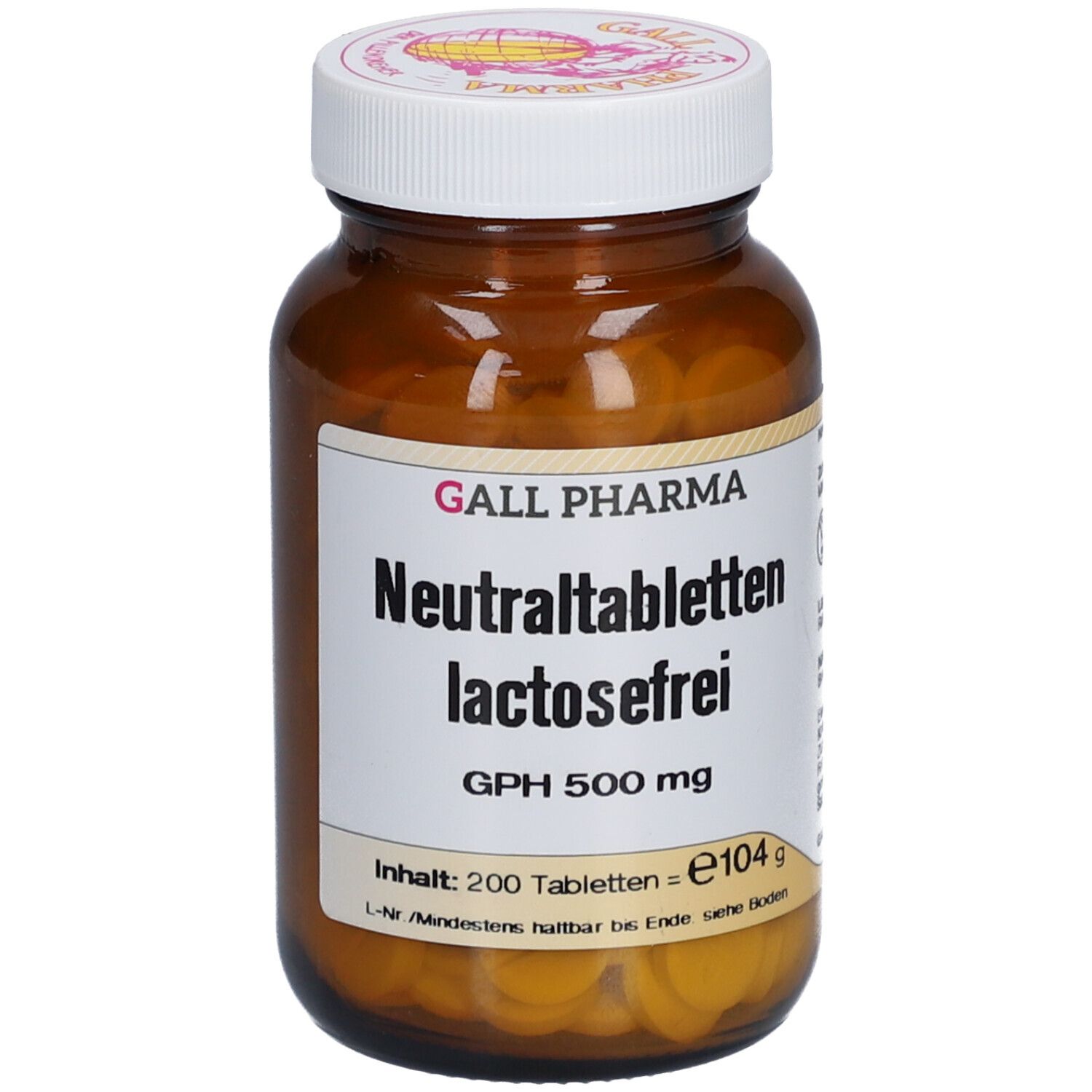 Neutraltabletten lactose frei GPH 500 mg