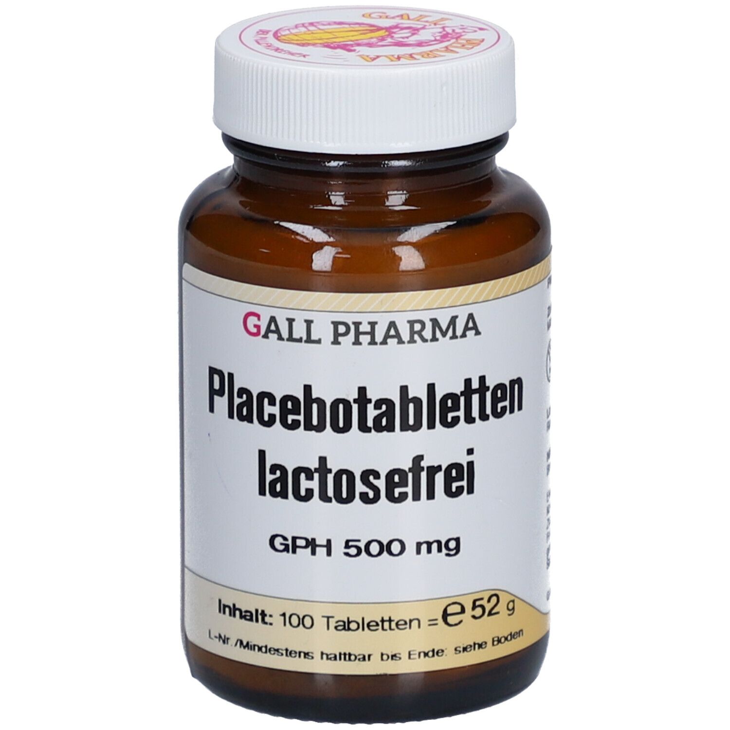 Placebotabletten lactosefrei GPH 500 mg