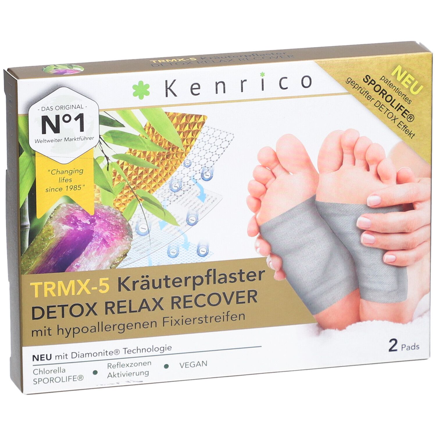 Kenrico® TRMX-5 Kräuterpflaster Detox, Relax & Recover