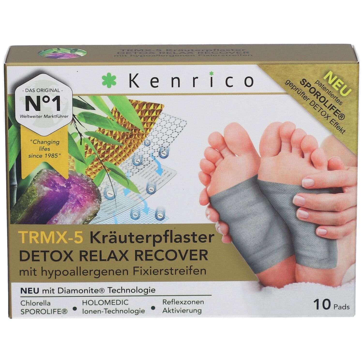 Kenrico TRMX-5 Kräuterpflaster DETOX RELAX RECOVER