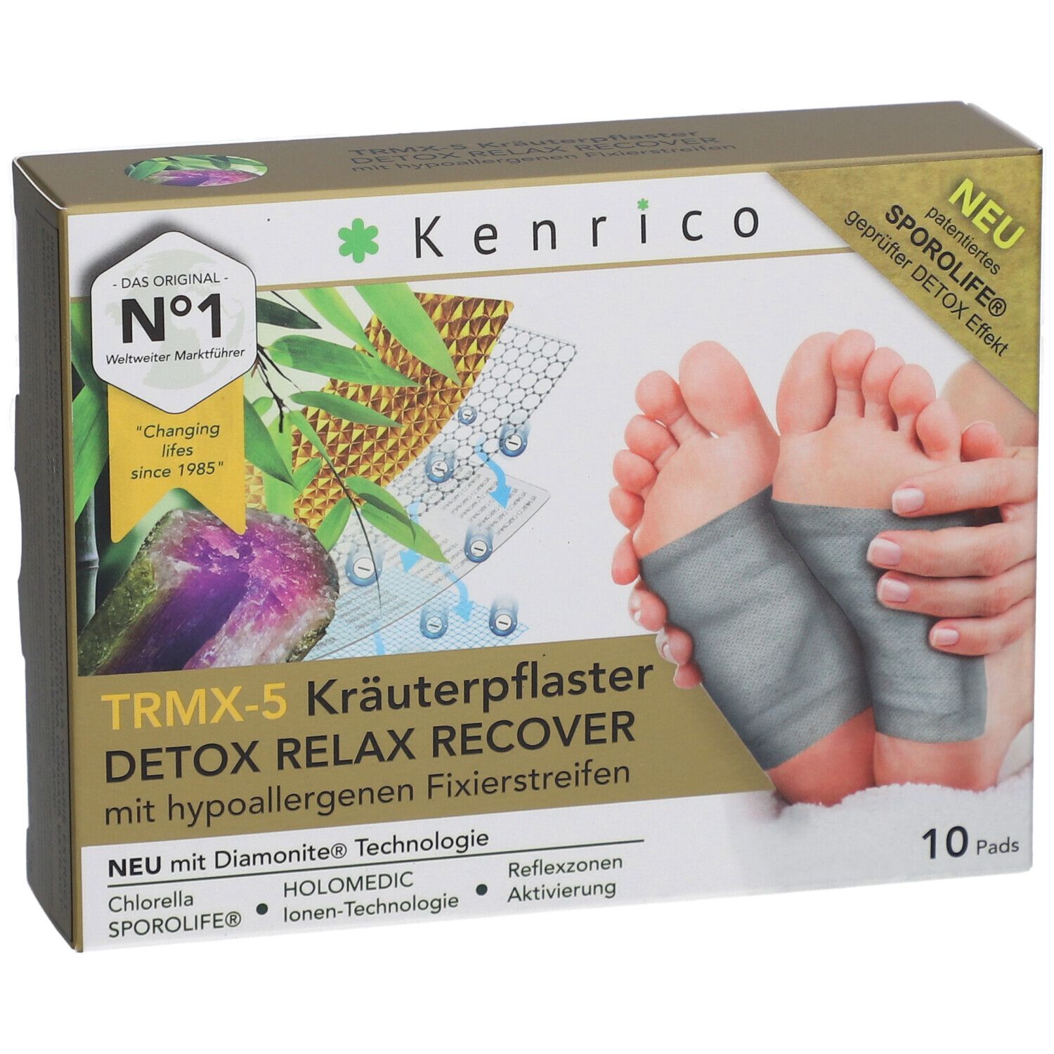 Kenrico TRMX-5 Kräuterpflaster DETOX RELAX RECOVER