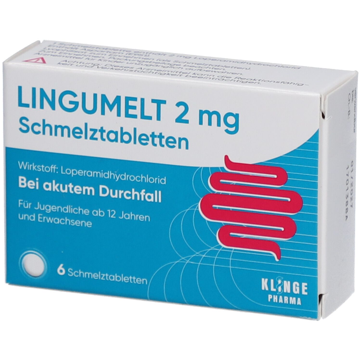 Lingumelt akut 2 mg Lyophilisat