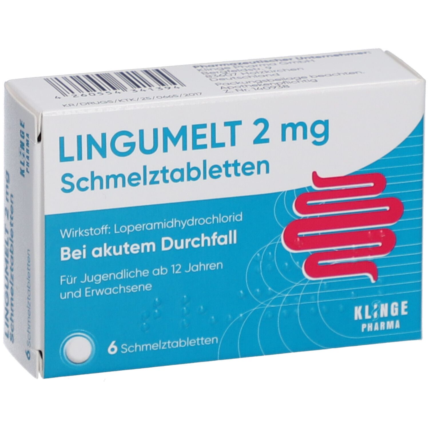 Lingumelt akut 2 mg Lyophilisat