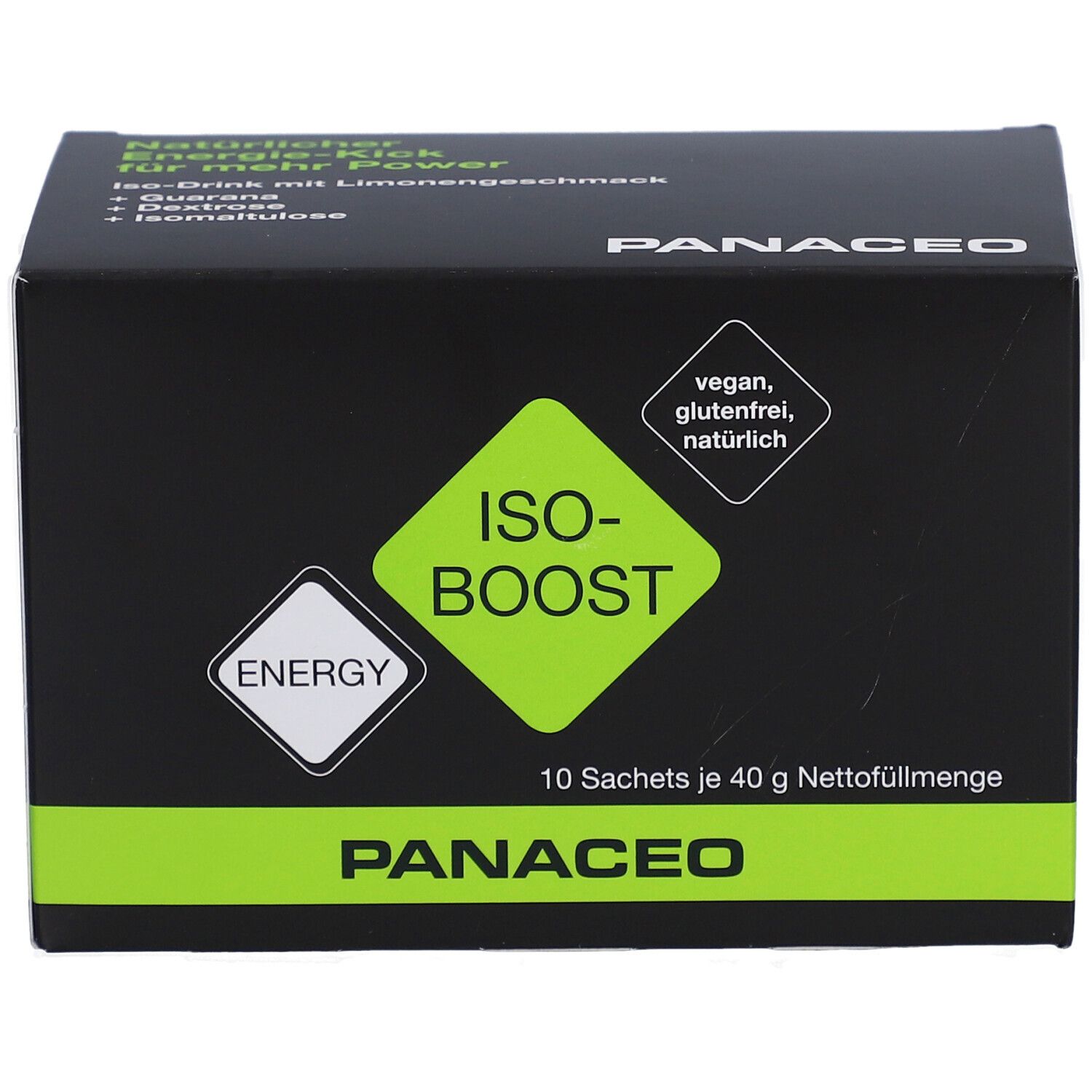 Panaceo Energy ISO-Boost Limonengeschmack Pulver