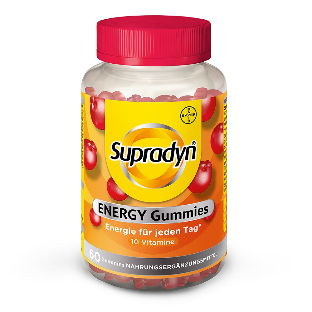 Supradyn® ENERGY Gummies – Multivitamin-Gummis für Energie & Immunsystem