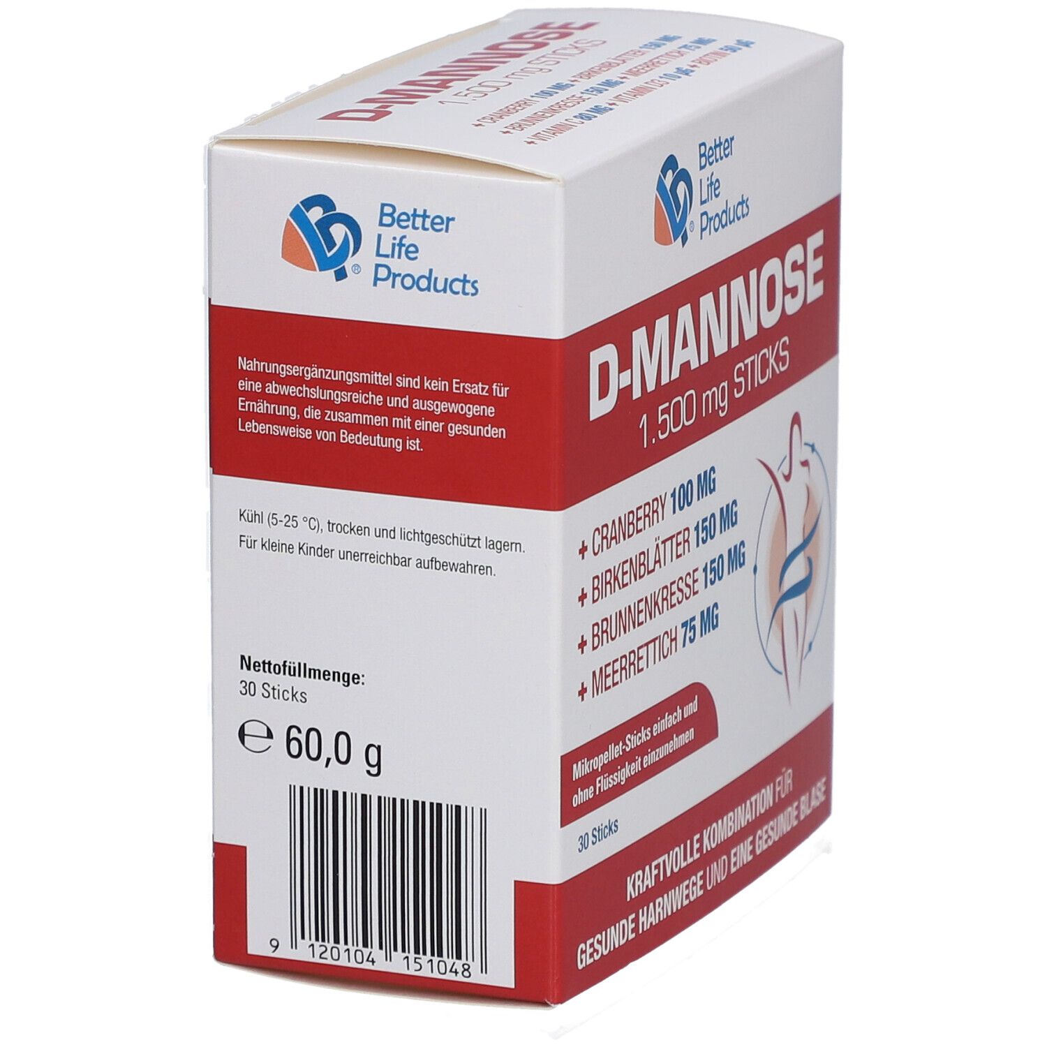 BLP D-Mannose 1.500 mg Sticks