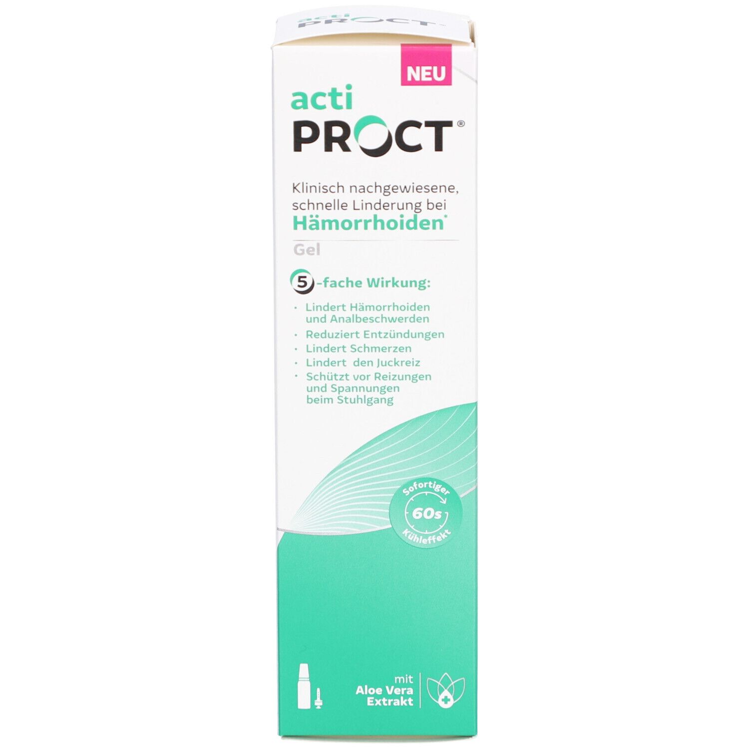 ActiProct Gel® Behandlung von Hämorrhoiden – Kühlendes Gel zur Behandlung von Hämorrhoiden - Behandlung und Vorbeugung