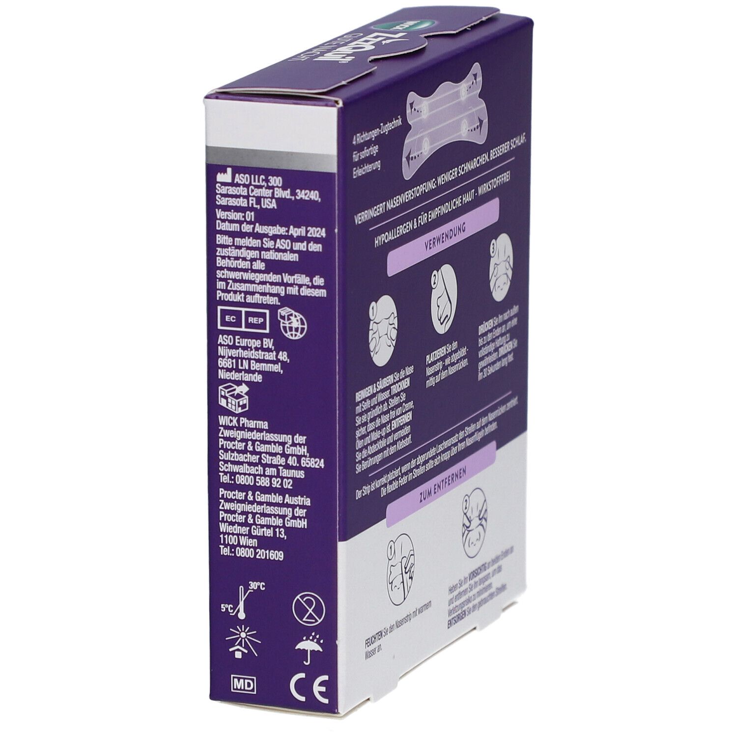 WICK ZzzQuil® Gute Nacht Nasenstrips