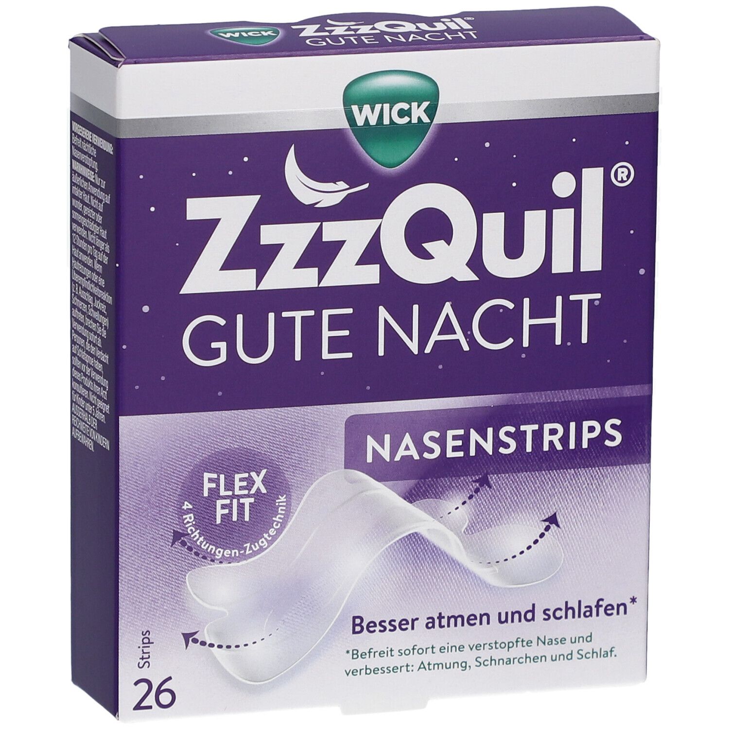 WICK ZzzQuil® Gute Nacht Nasenstrips