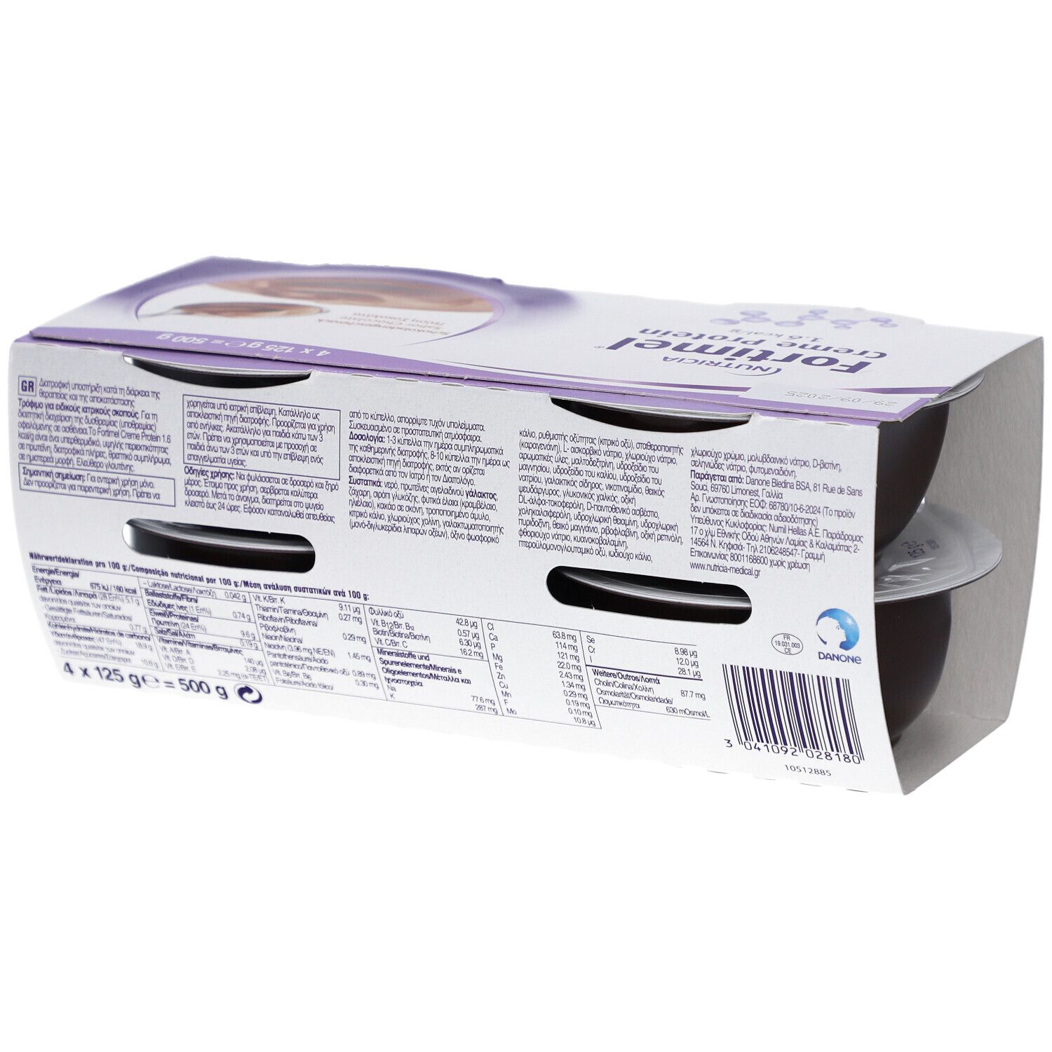 Nutricia Fortimel Creme Protein Schokolade