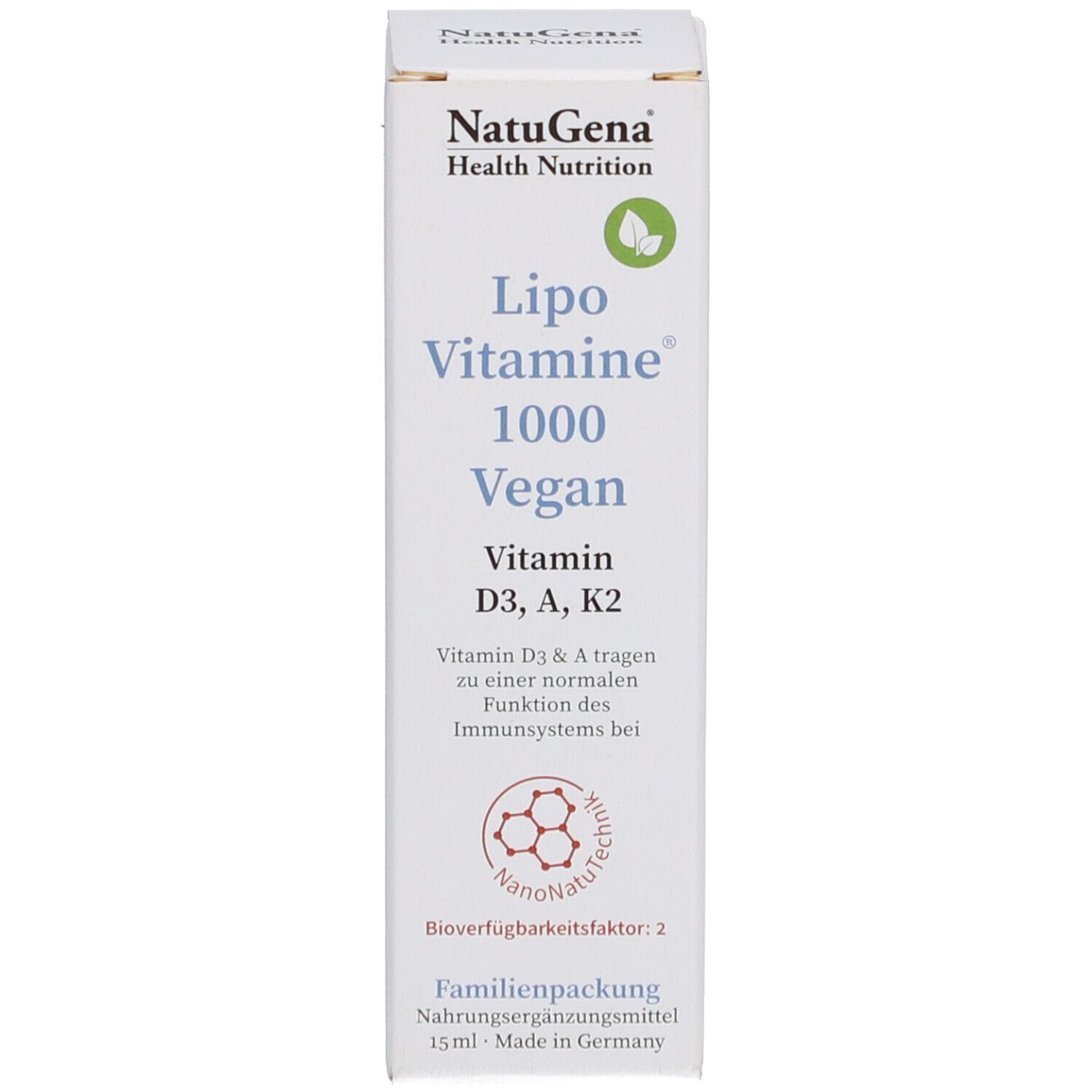 NatuGena LipoVitamine® 1000, Vitamin D3