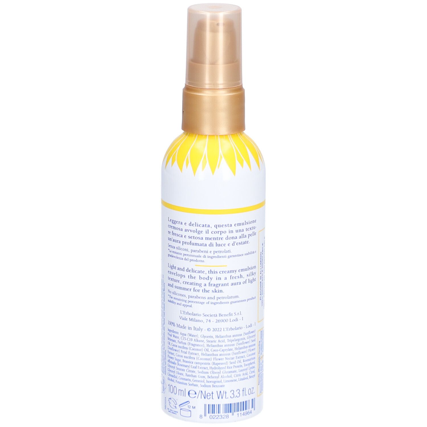 L'Erbolario GIRASOLE Körperlotion