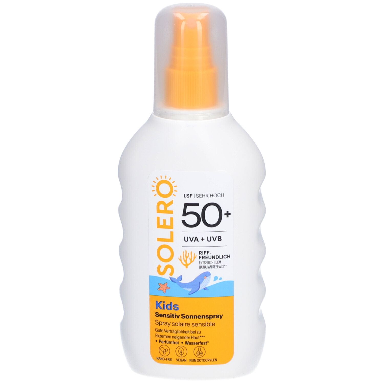 Solero Kids Sensitiv Sonnenspray LSF 50+