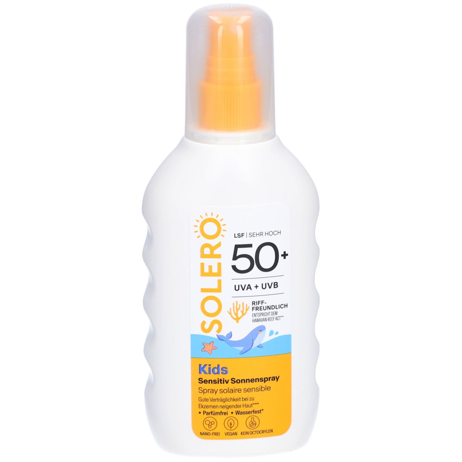 Solero Kids Sensitiv Sonnenspray LSF 50+