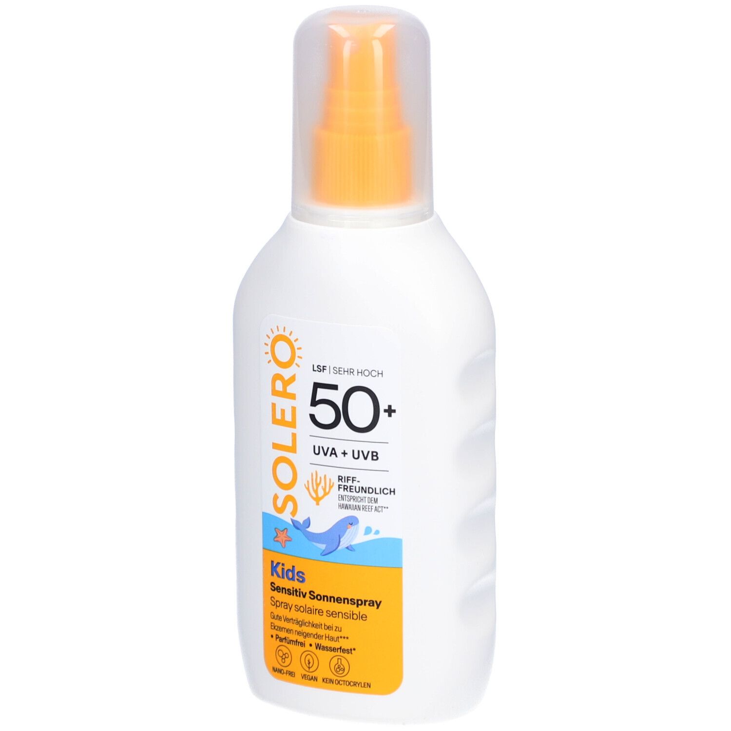 Solero Kids Sensitiv Sonnenspray LSF 50+