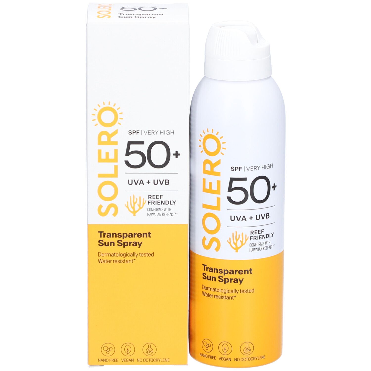 Solero Transparent Sun Spray SPF 50+