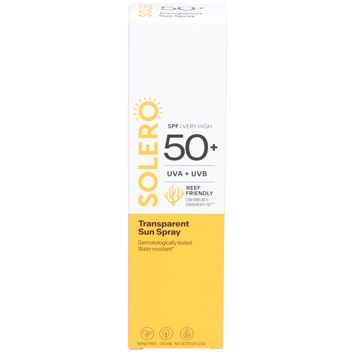Solero Transparent Sun Spray SPF 50+