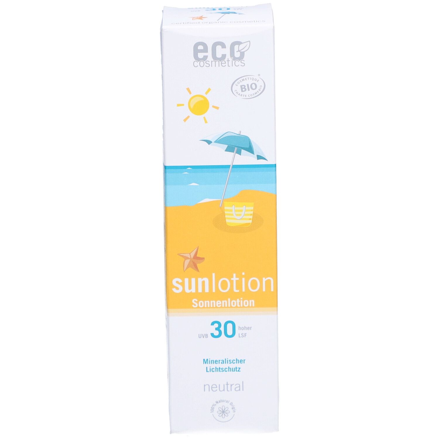 eco cosmetics Sonnenlotion Neutral LSF 30 ohne Parfum 125ml