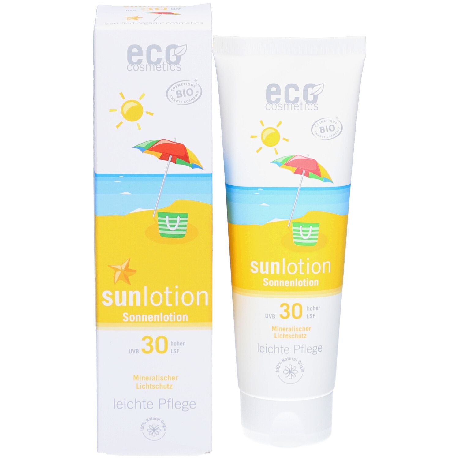eco cosmetics® Sonnenlotion LSF 30 mineralisch leichte Pflege