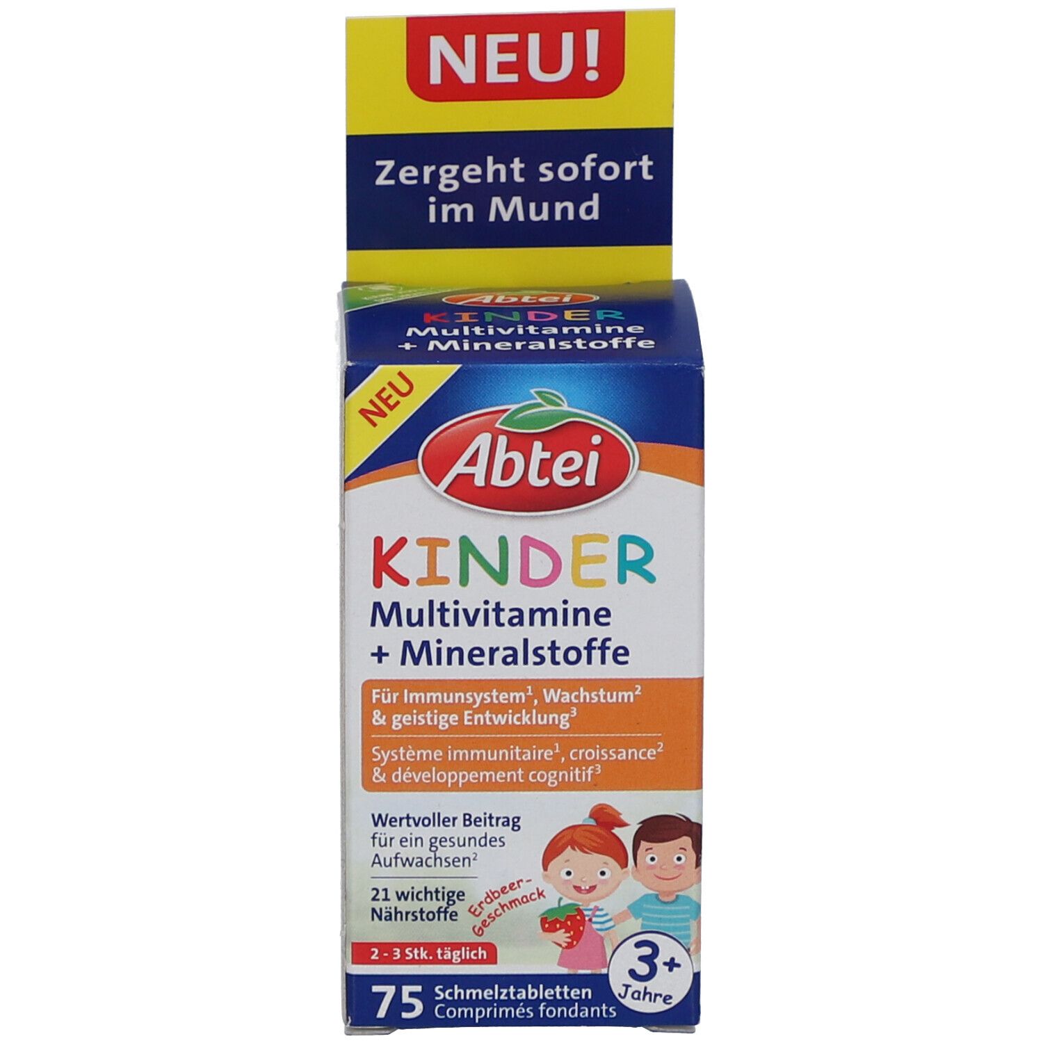 Abtei Kinder Multivitamine + Mineralstoffe - Schmelztabletten