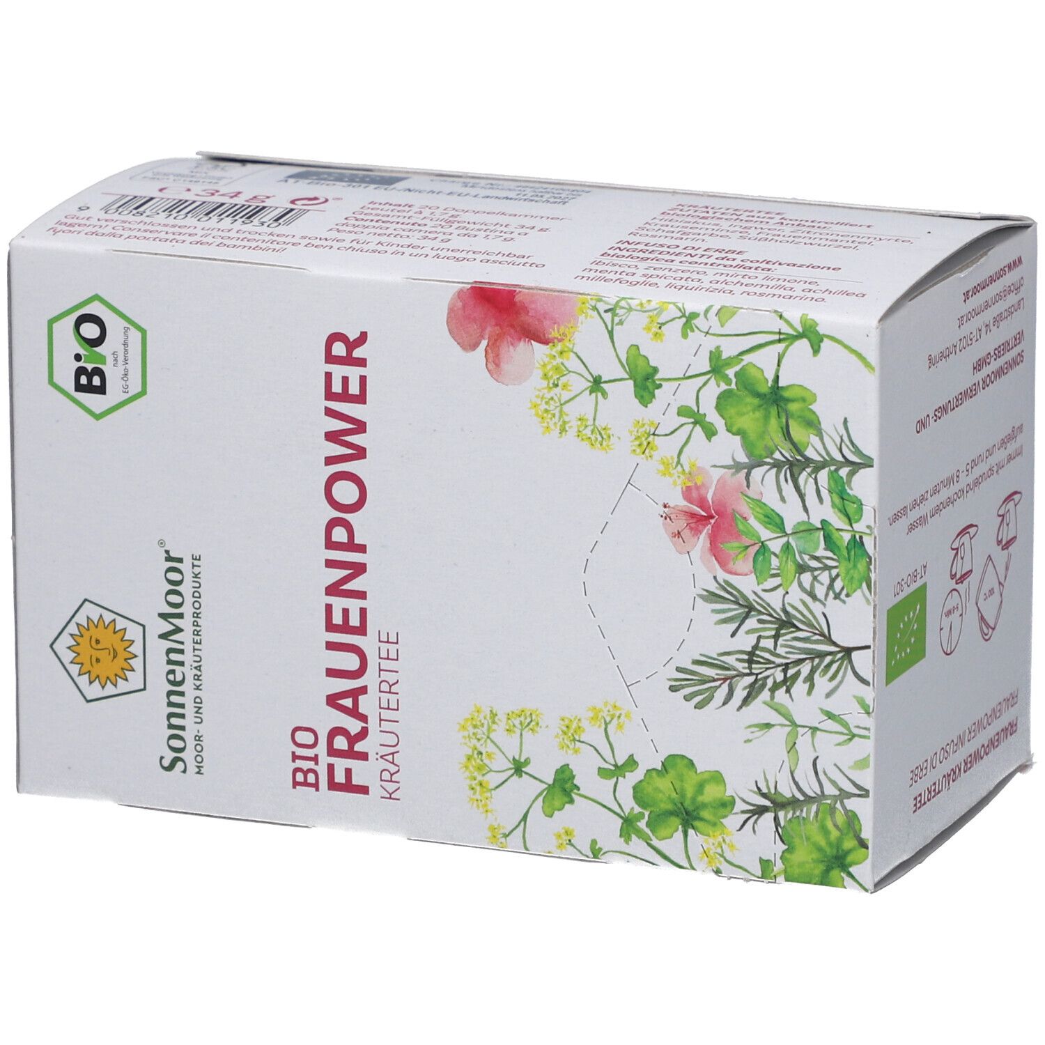 SonnenMoor Bio Kräutertee Frauenpower