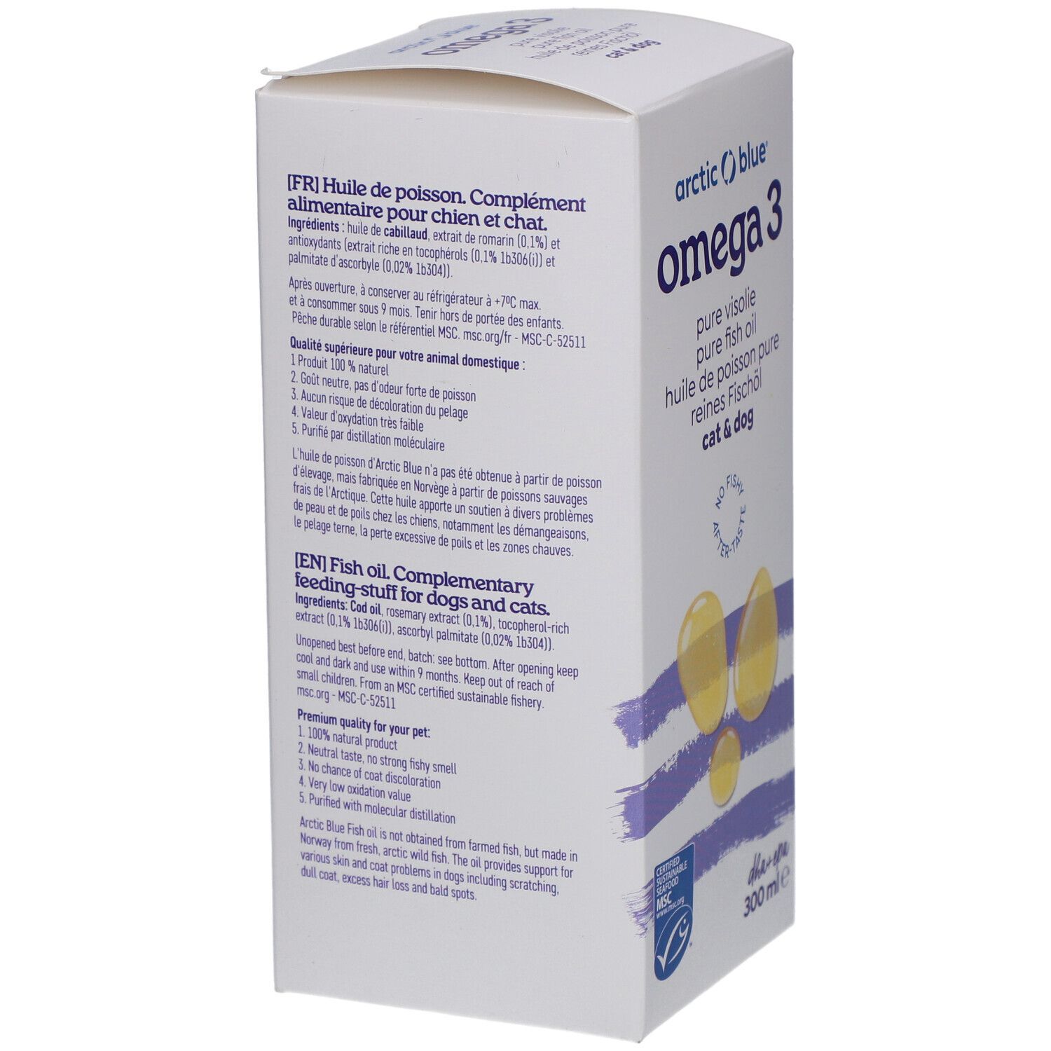 Arctic Blue Omega 3 Fischöl für Hunde & Katzen