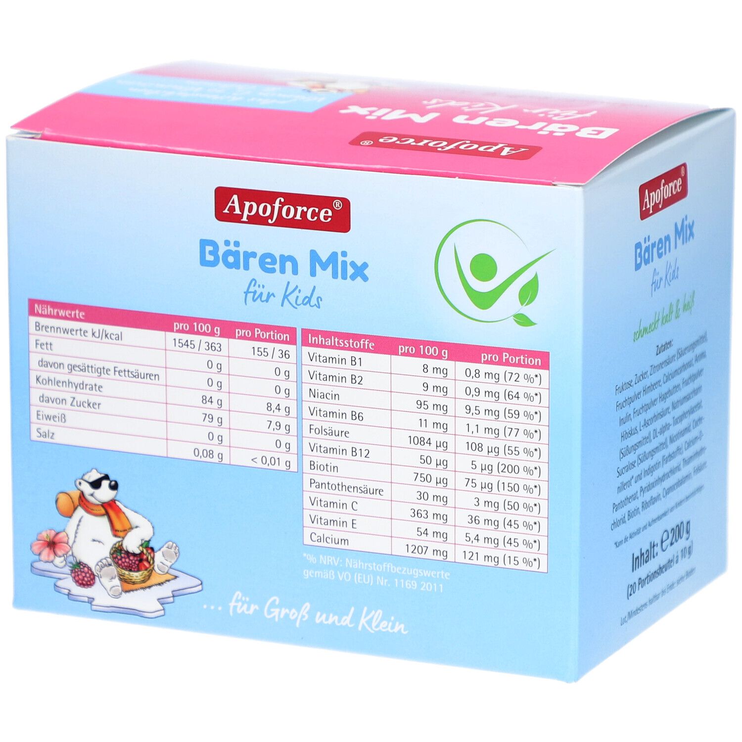Apoforce® Bären Mix für Kids
