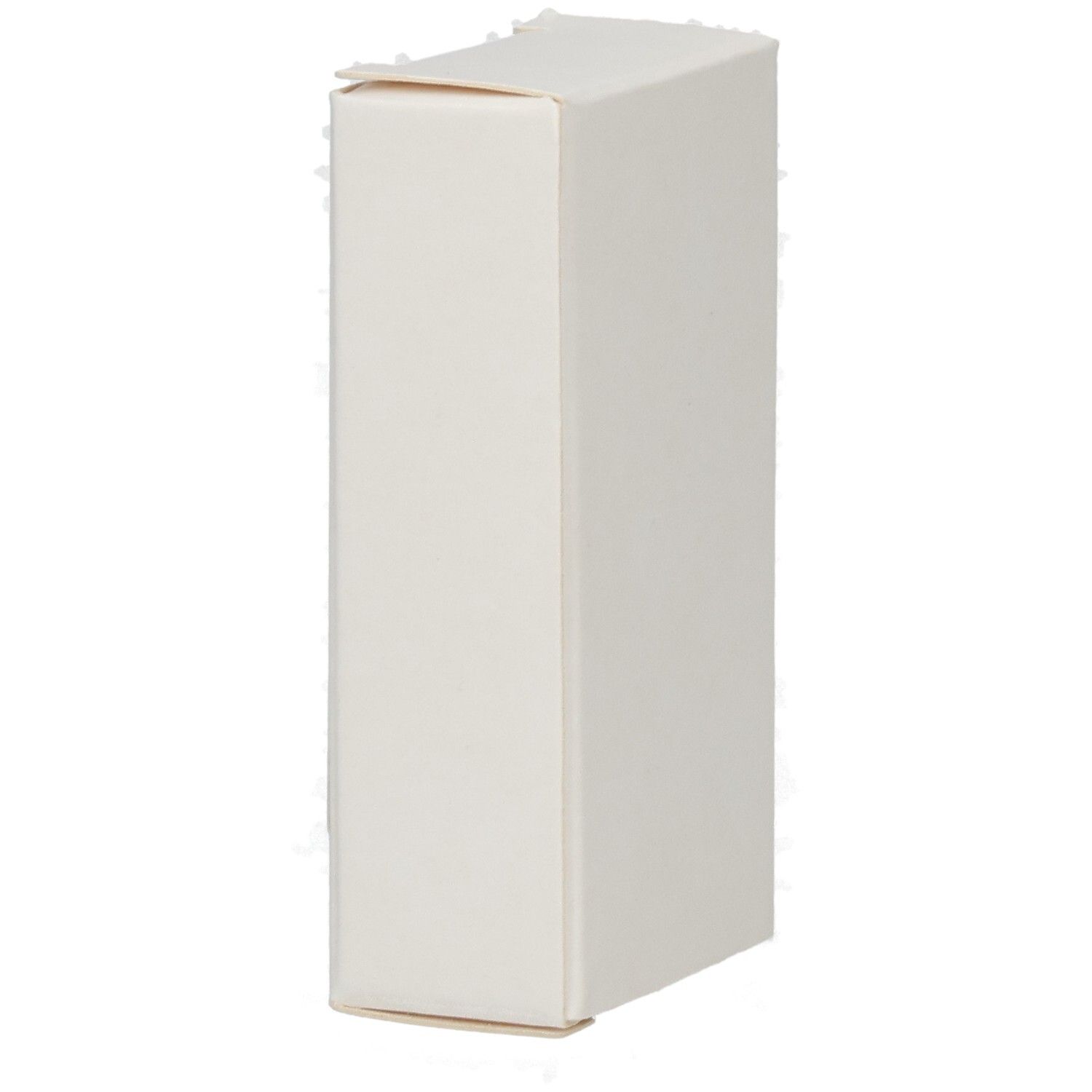 Weiße, rechteckige Schachtel. Geschlossene Verpackung. Keine weiteren Details sichtbar.