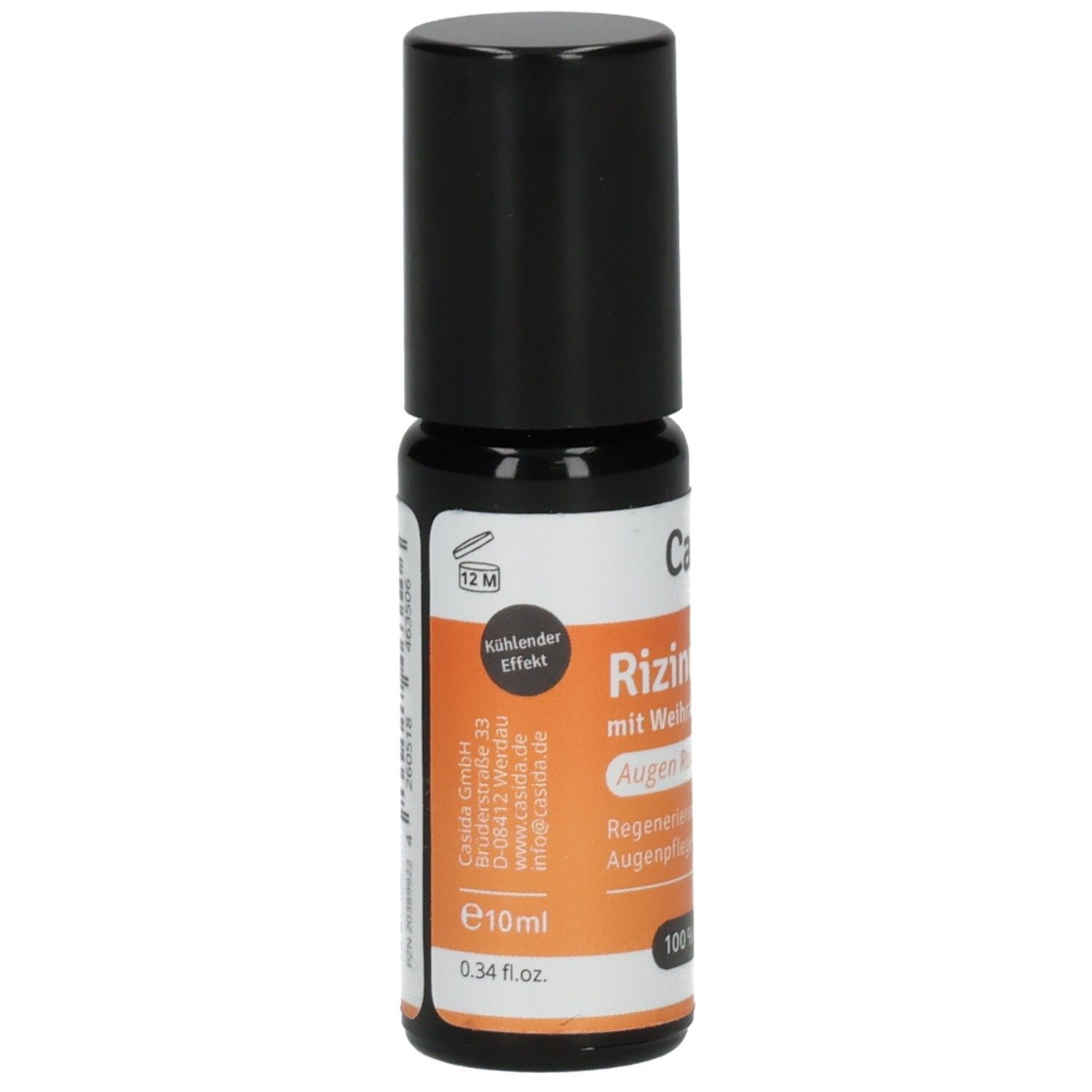 Roll-on Augenpflege mit kühlendem Effekt. 10ml. 100% naturrein.