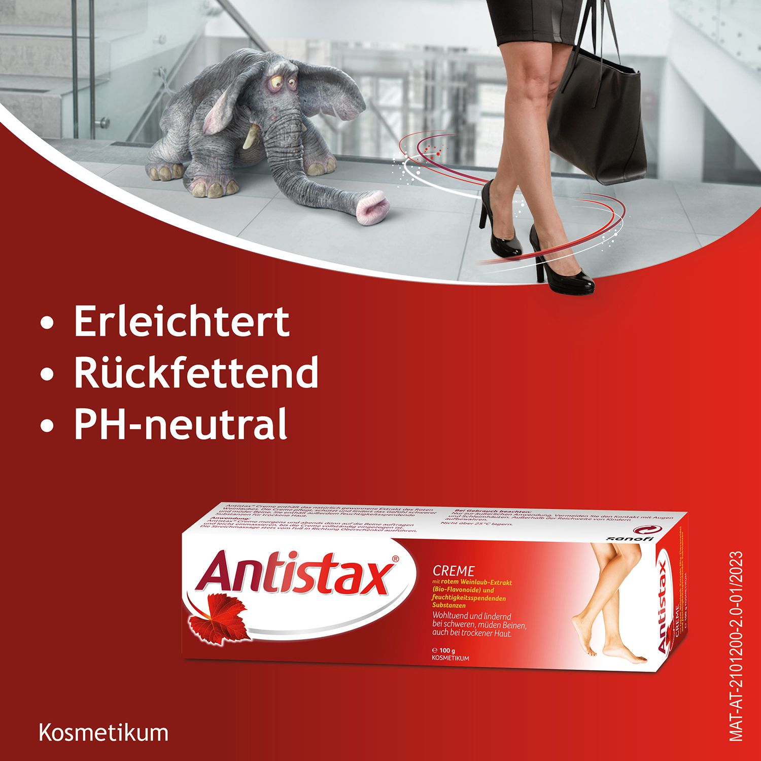 Antistax® 360 mg Filmtabletten bei Venenschwäche und Krampfadern + Antistax® Creme bei müden, schweren Beinen