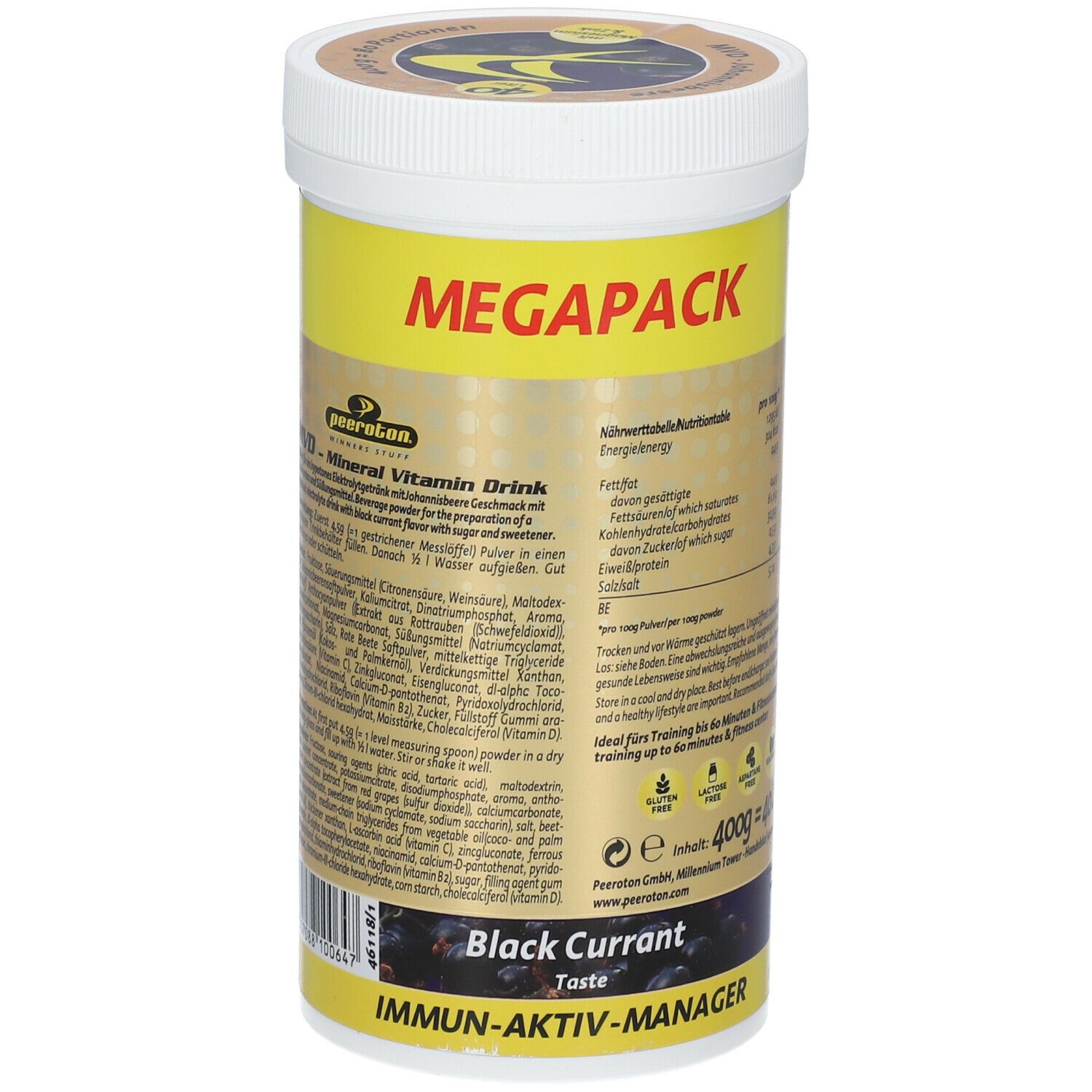 peeroton® MVD Mineral Vitamin Drink Johannisbeere