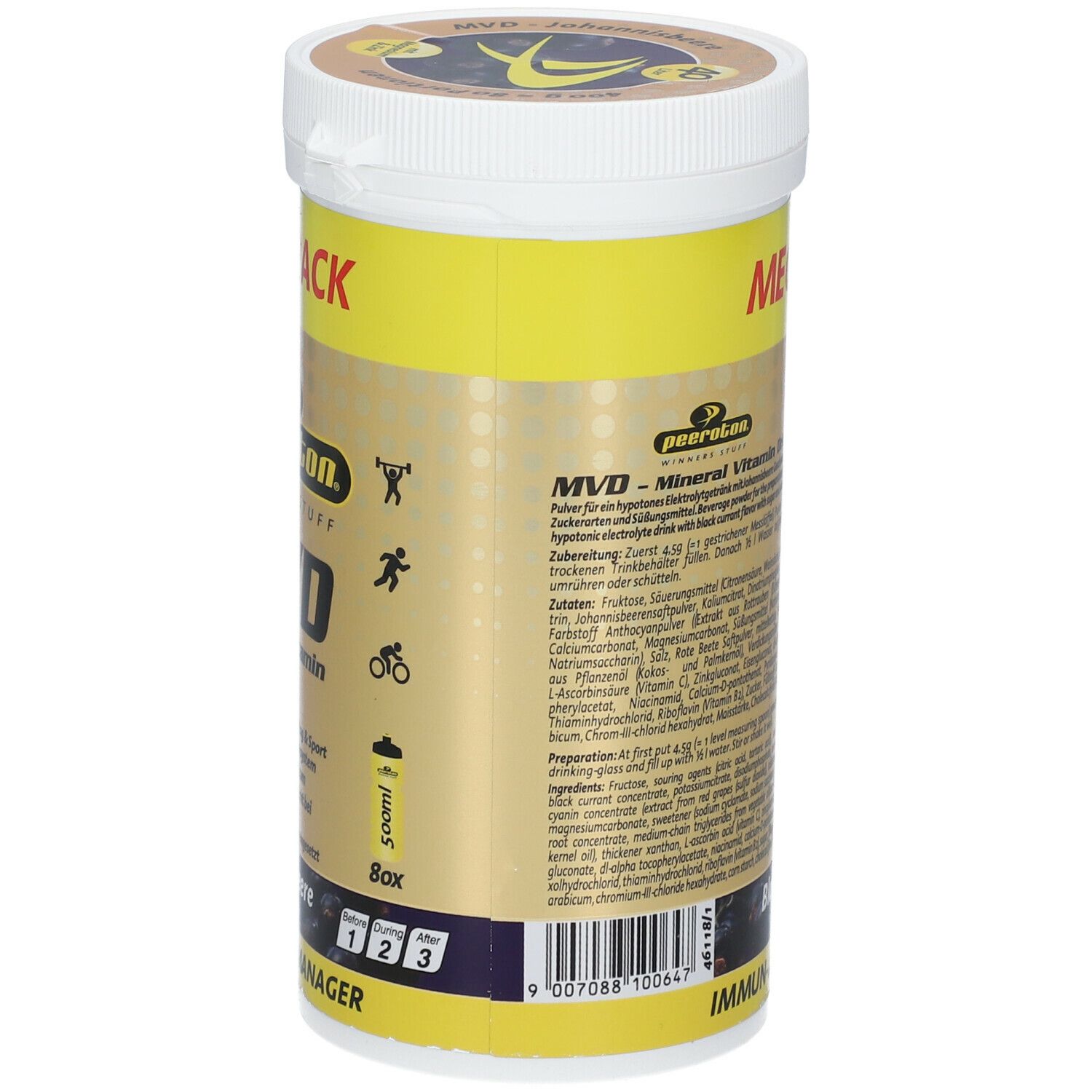 peeroton® MVD Mineral Vitamin Drink Johannisbeere