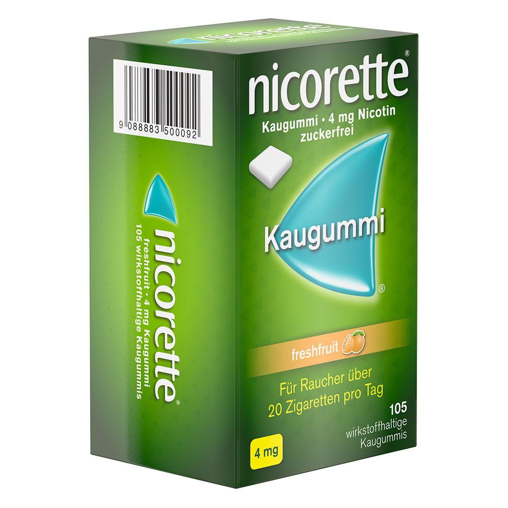 nicorette® Kaugummi freshfruit 4mg